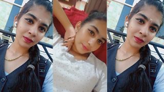 Hot Mallu Girl Pressing Boobs Her Showing Nude Her Bf Viral MMS