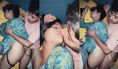 Hot Latika Bhabhi Threesome Romance And Hard Fucking MMS