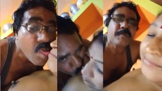 Horny Desi Mature Aunty Fucked by Old Lover Uncle