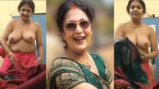 Horny Tamil Milf Changing Dress Bathing Record by Son