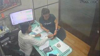 Office Girl Fucking – by Boss in Hotel Hidden Cam –  Desileak49
