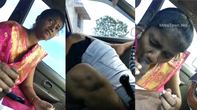 Submissive Tamil Bhabhi Blowjob Bf Dick & Fucking Inside Car